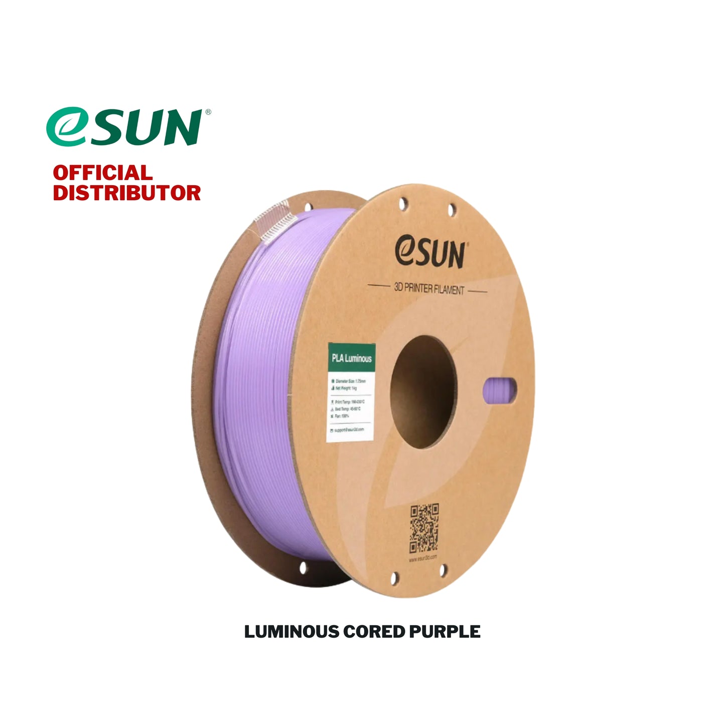 eSUN PLA Luminous 3D Printer Filament 1.75mm 1KG