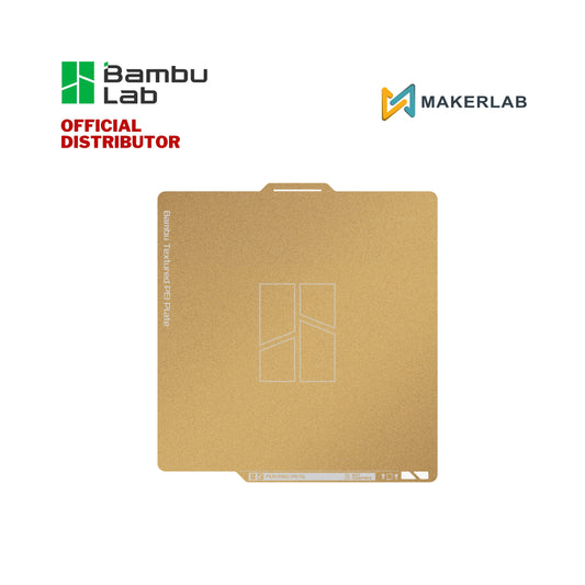Bambu Lab Bambu Textured PEI Plate (Gold) compatible with A1,P1P,P1S,P2S,X1C,X1E