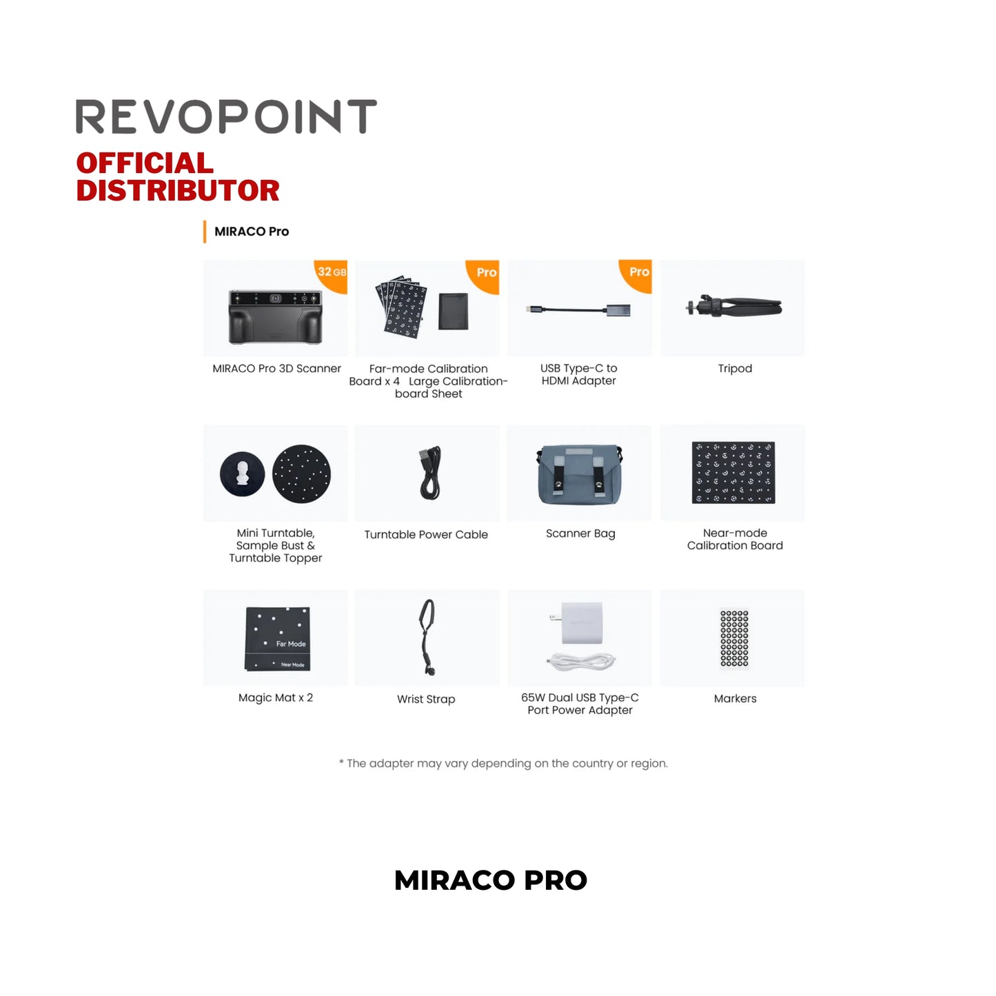 Revopoint MIRACO Pro/Plus 3D Scanner