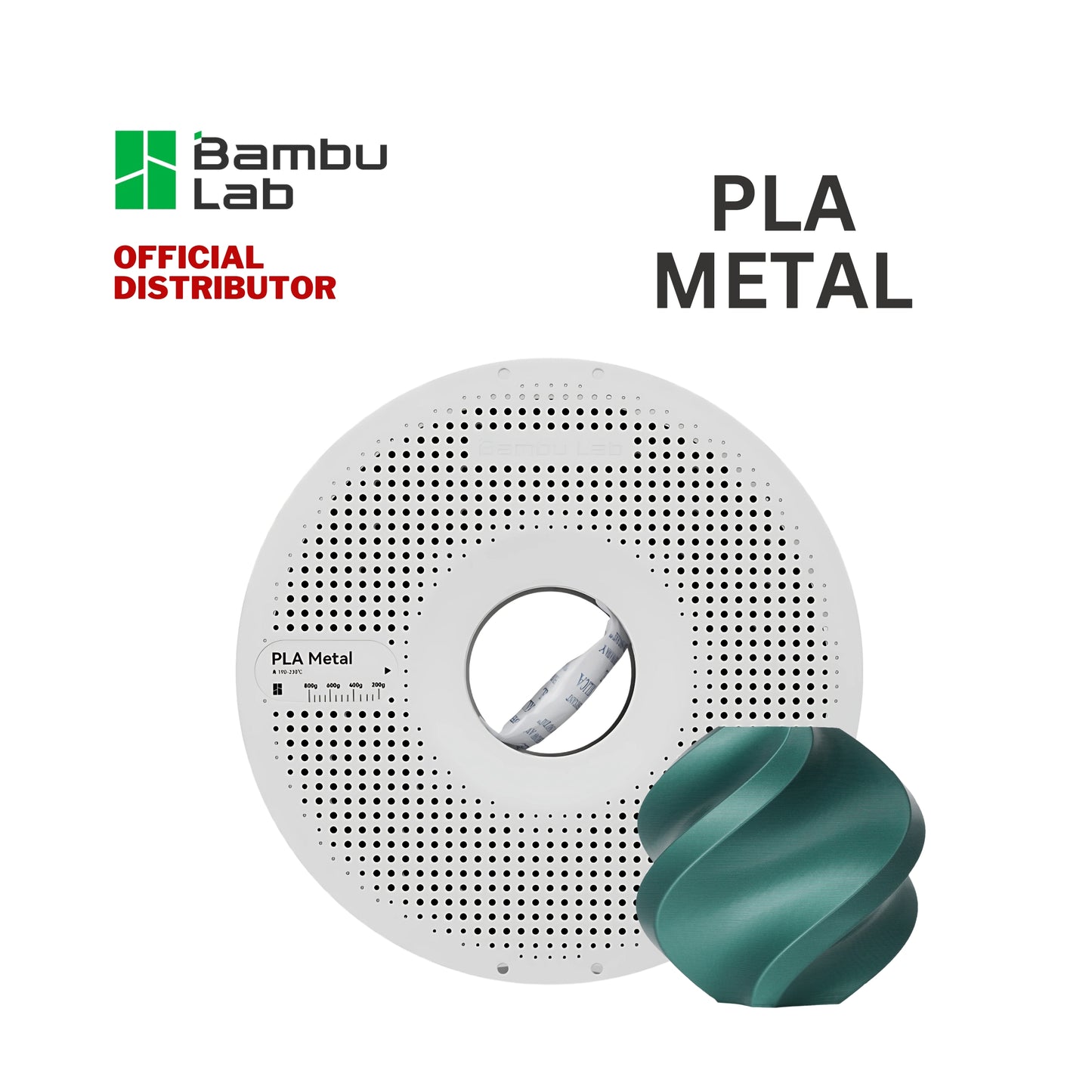 Bambu Lab PLA Metal Filament