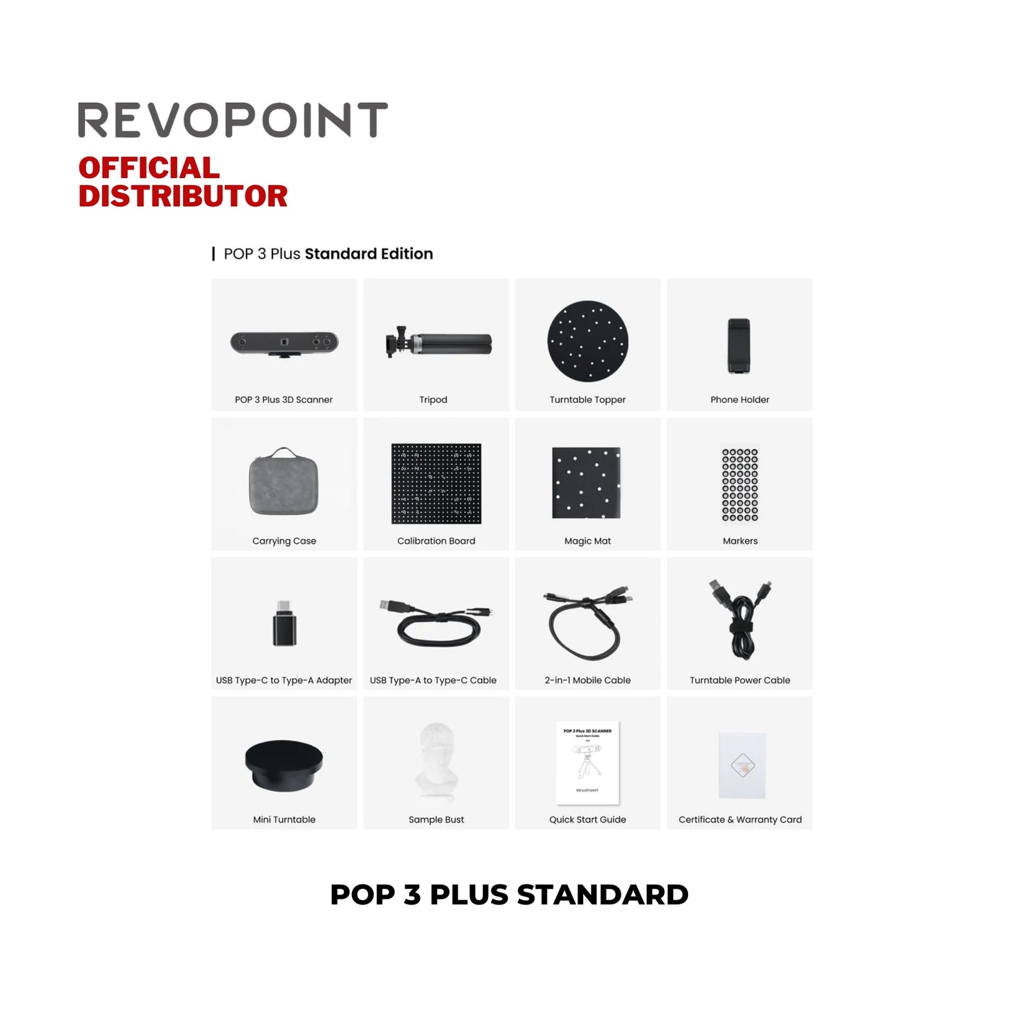 Revopoint POP 3 Plus (Standard Edition) 3D Scanner