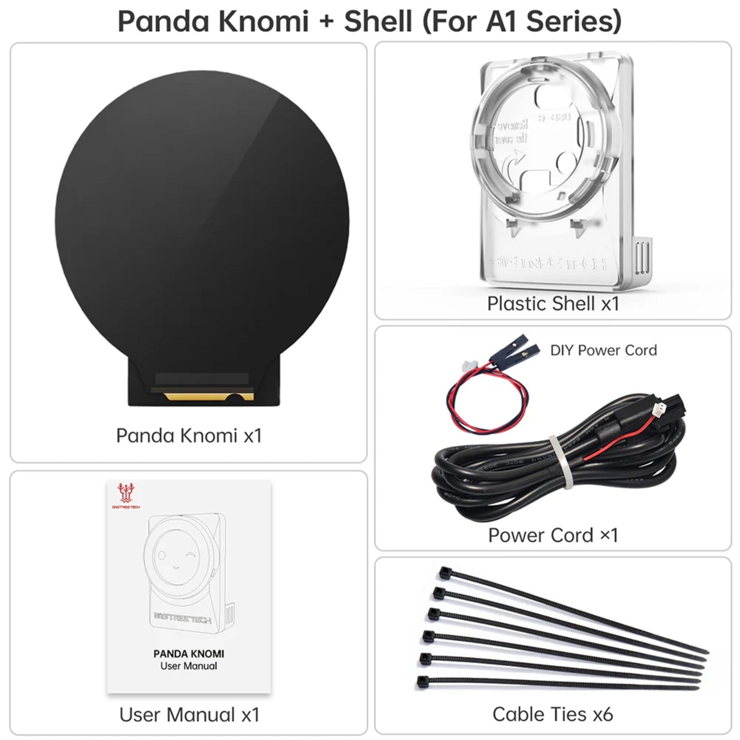 BIQU Panda Knomi + Shell (For A1 Series)