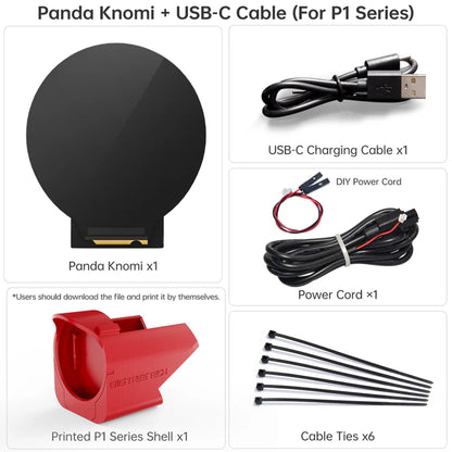 BIQU Panda Knomi + USB-C Cable (For P1 Series)