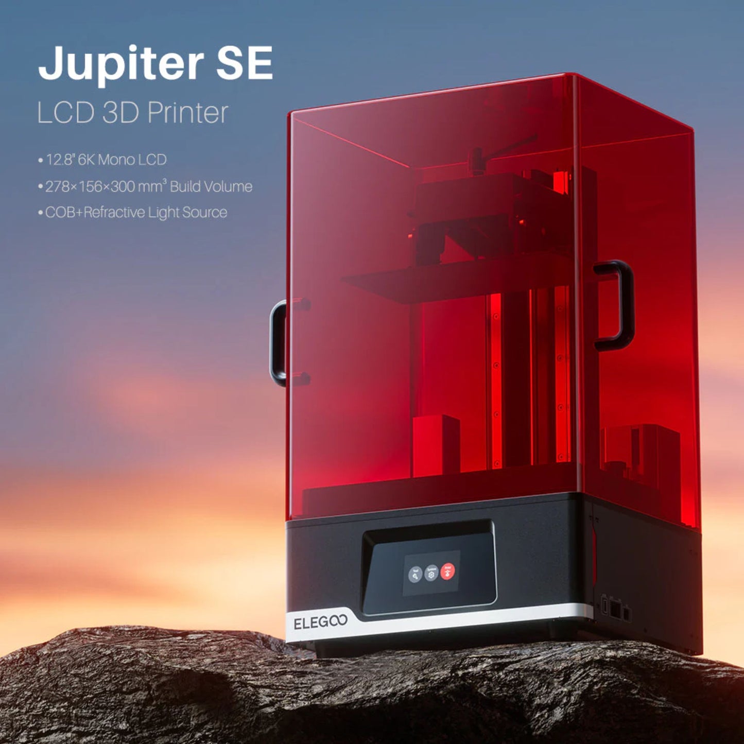 Elegoo Jupiter SE 3D Printer 12.8 inch 6K Mono LCD