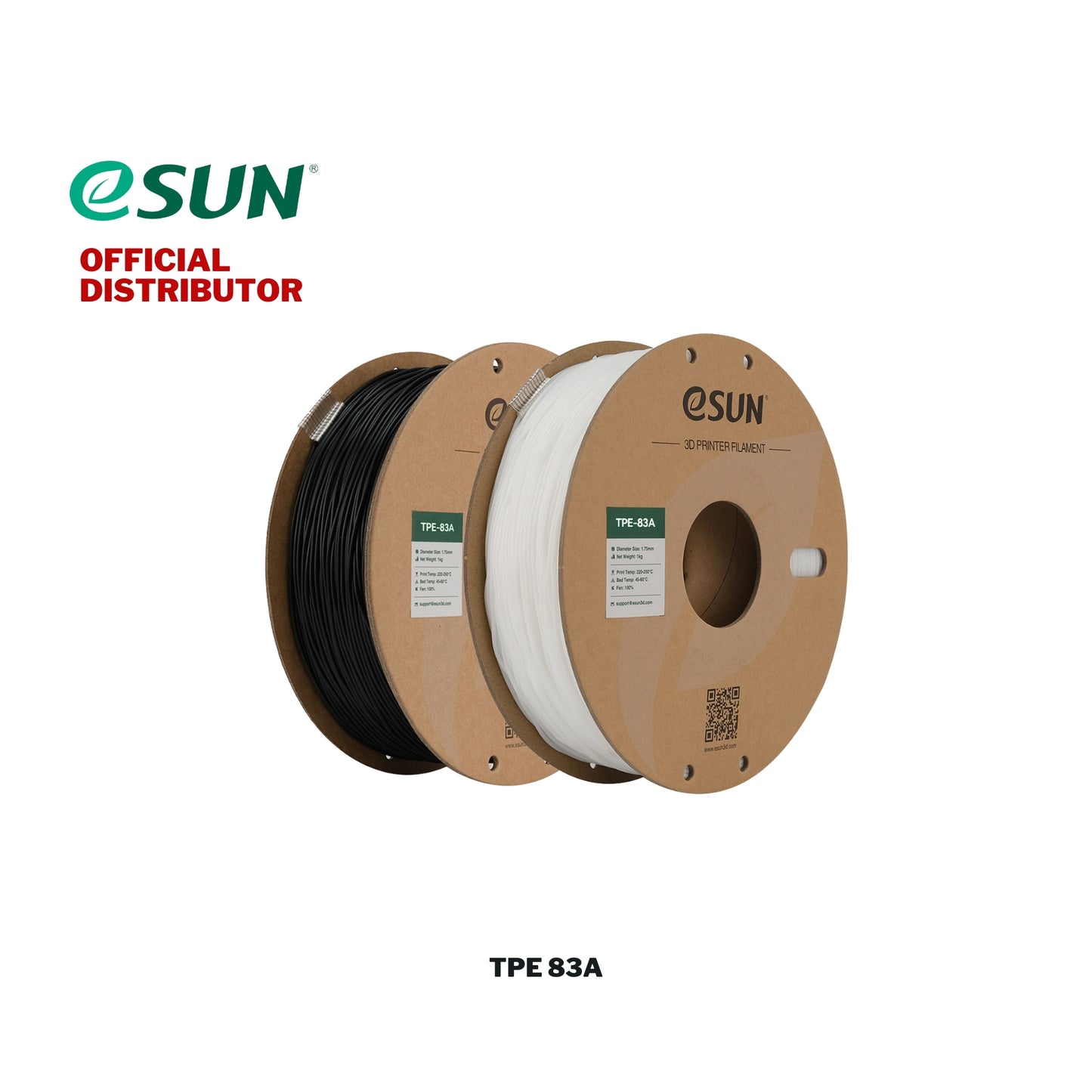 eSUN TPE-83A 3D Printer Filament 1.75mm 1KG