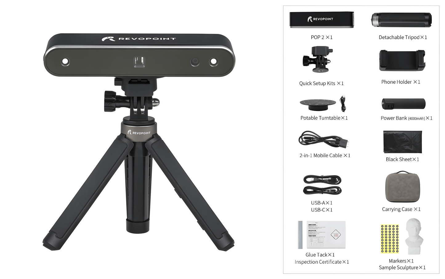 "CLEARANCE SALE" Revopoint POP 2 3D Scanner Premium Package