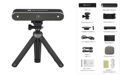 "CLEARANCE SALE" Revopoint POP 2 3D Scanner Premium Package