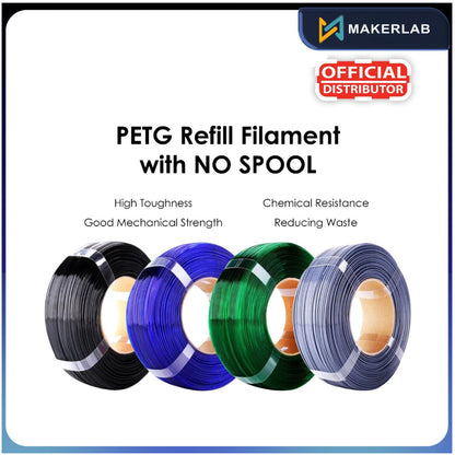 eSUN PLA+  | eSUN PETG | eSUN PLA Matte ReFilament 1KG 1.75mm for 3D Printer With NO Spool Filament