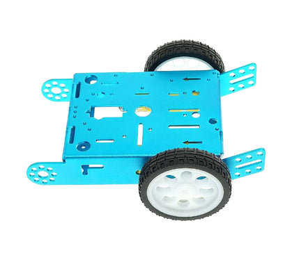 2WD Aluminum Alloy Smart Car Platform Chassis Kit